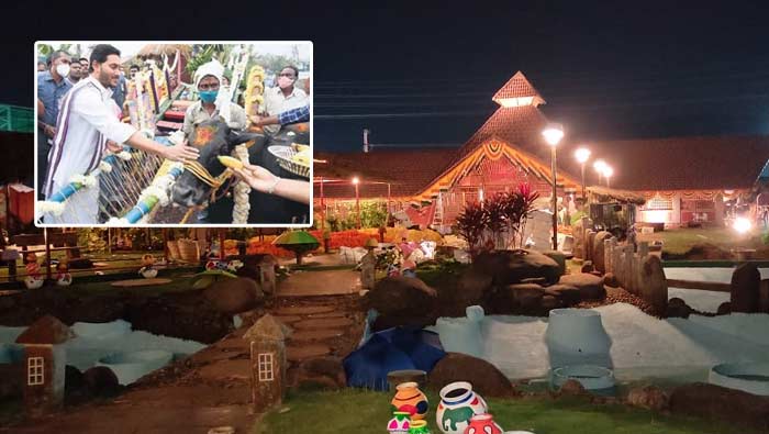 Goshala at CM YS Jagan House: సీఎం జగన్‌ నివాసంలో ప్రత్యేక గోశాల.. నిత్య పూజలు..!