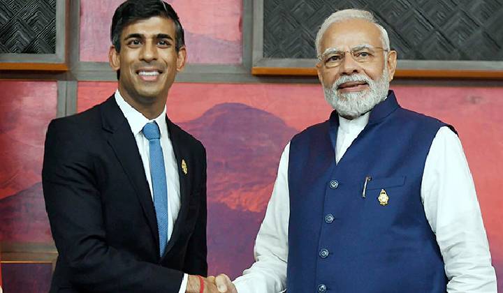 Rishi Sunak, Narendra Modi