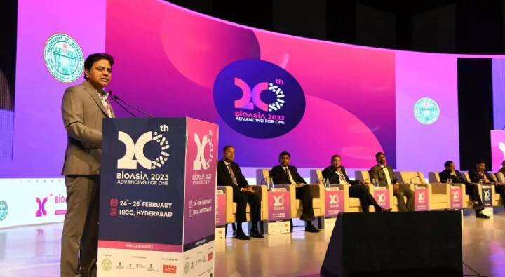 Bio Asia 2023: 2030 నాటికి 250 బిలియన్‌ డాలర్లకు తెలంగాణ లైఫ్‌ సైన్సెస్‌ : కేటీఆర్‌