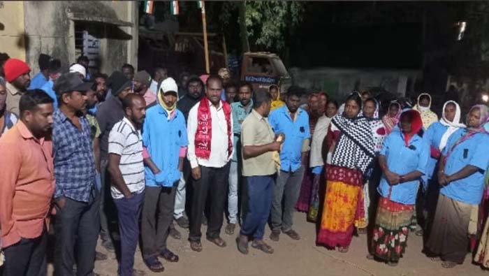 Komarambheem Municipal Workers