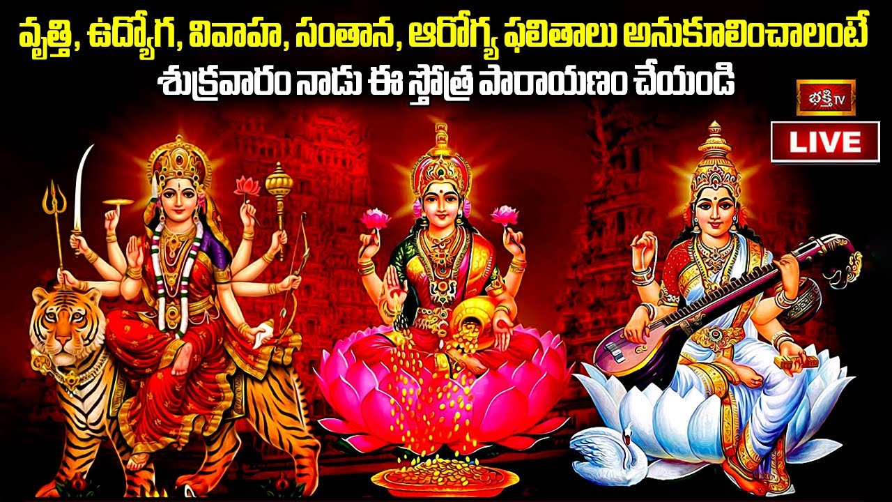 Friday Bhakthi Tv Special Live: శుక్రవారం ఈ పూజలు చేస్తే మీకు అన్నీ అనుకూలిస్తాయి