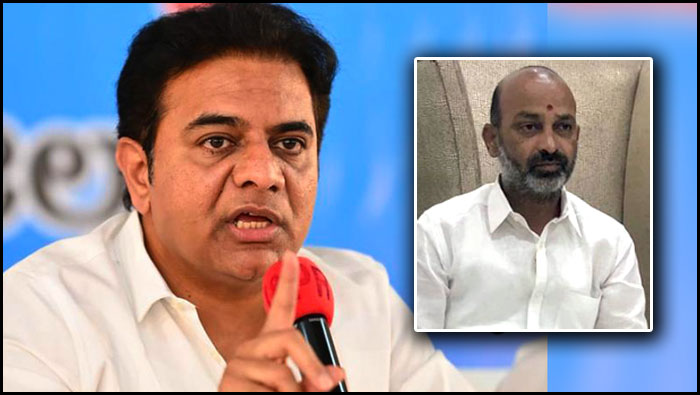 Ktr Fires On Bandi Sanjay