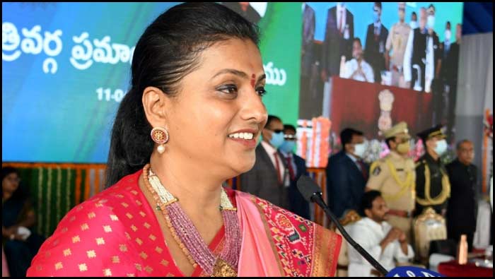 Minister Roja On Jagan