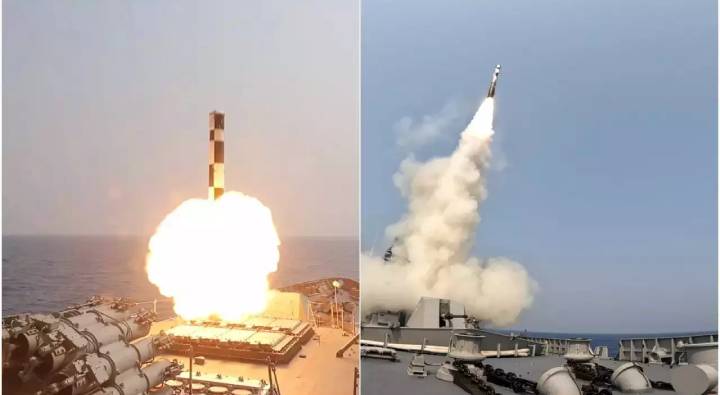 Brahmos Missile : బ్రహ్మోస్‌ క్షిపణి పరీక్ష సక్సెస్.. ప్రకటించిన ఇండియన్‌ నేవీ