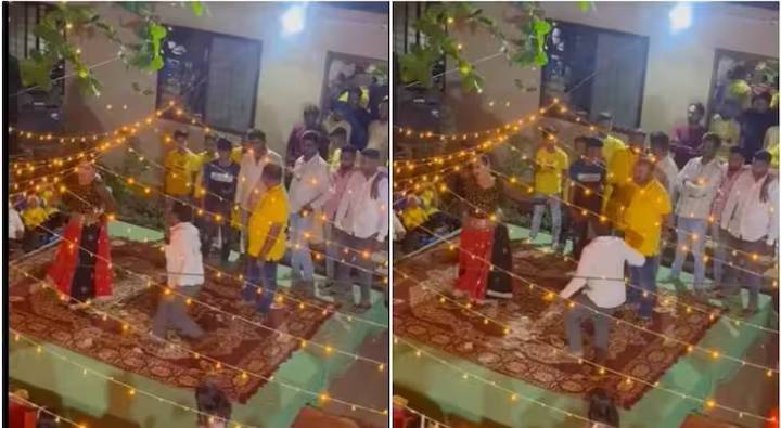 Congress Worker : డ్యాన్సర్‌పై కనక వర్షం.. వివాదం అవుతున్న వీడియో
