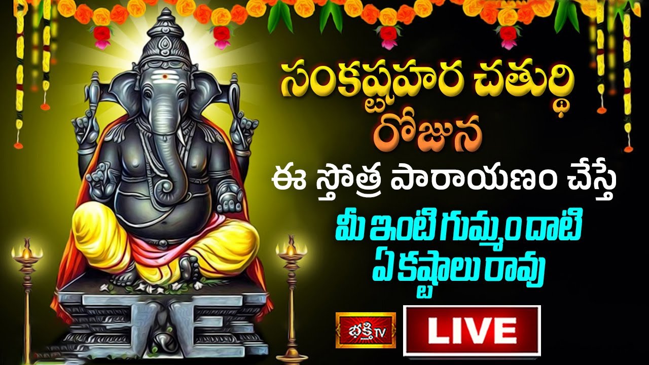 Sankastha Har Chaturdhi Bhakthi Tv Live: సంకష్టహర చతుర్థి నాడు ఈ పూజలు చేస్తే..