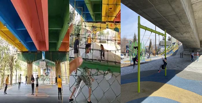 Playgrounds Under Flyovers