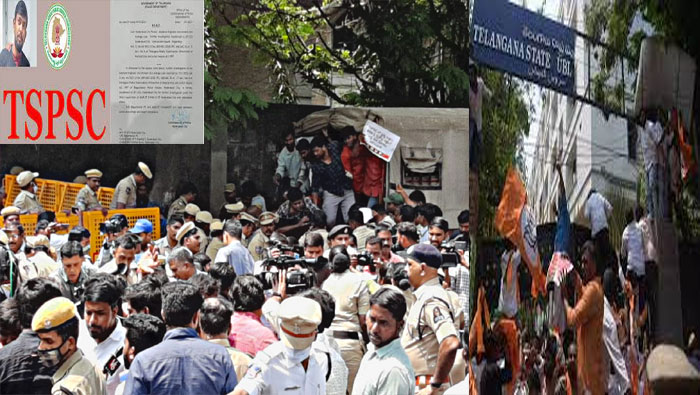 Students Protest : TSPSC పేపర్ లీక్.. రాష్ట్రవ్యాప్తంగా నిరసనలు