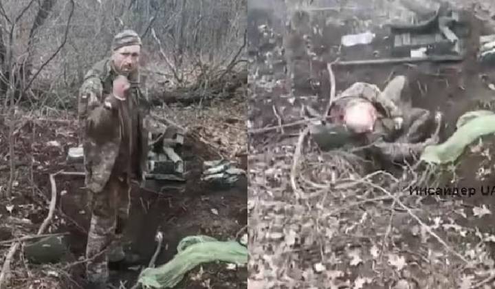 Russia-Ukraine War: నిరాయుధుడైన ఉక్రెయిన్ సైనికుడిని కిరాతకంగా చంపిన రష్యా.. వీడియో వైరల్..