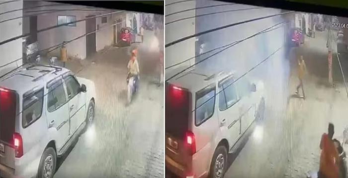 Prayagraj : బీజేపీ నేత కుమారుడి కారుపై బాంబు దాడి.. నిందితులు ఎవరు?