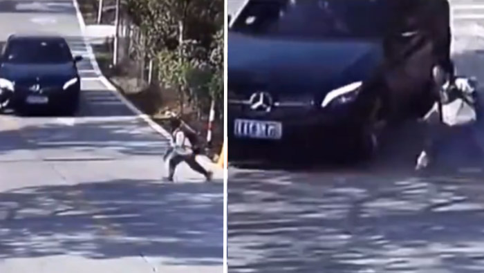 Road Accident : నీకు భూమ్మీద నూకలు మిగిలే ఉన్నాయి..