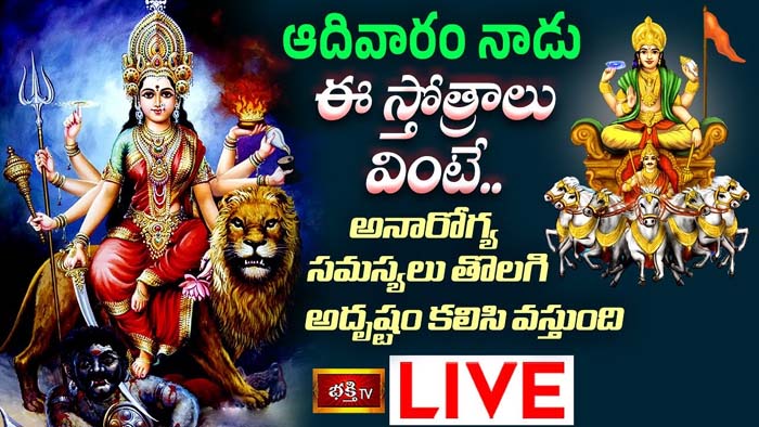 Bhakthi TV: ఈ స్తోత్రం వింటే అనారోగ్య సమస్యలు తొలగి అదృష్టం కలుగుతుంది