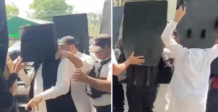 Imran Khan: లాహోర్‌ కోర్టుకు పాకిస్థాన్ మాజీ ప్రధాని.. ఇమ్రాన్ తలకు బుల్లెట్ ప్రూఫ్ హెల్మెట్