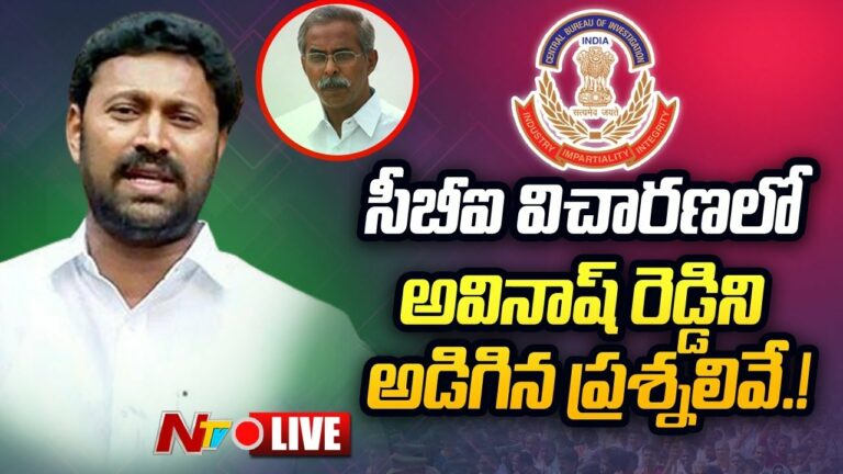 YS AvinashReddy CBI Investigation Live: సీబీఐ విచారణలో అవినాష్ రెడ్డిని ఏం అడిగారంటే?