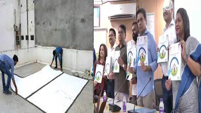 Minister Ktr: ఇల్లు చల్లగా ఉండేలా కూల్ రూఫ్.. ఆవిష్కరించిన మంత్రి కేటీఆర్