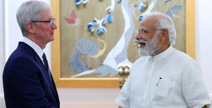 Modi And Apple Ceo