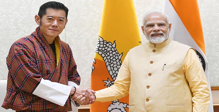 Modi Holds Talks : ద్వైపాక్షిక సంబంధాలే లక్ష్యం.. భూటాన్ రాజుతో ప్రధాని మోడీ చర్చలు