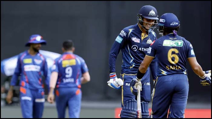 GT vs LSG: జీటీ పరుగుల సునామీ.. 10 ఓవర్లలో రికార్డ్ స్కోరు