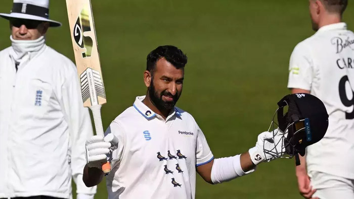 Cheteshwar Pujara : కౌంటీలలో పుజారా మరో శతకం