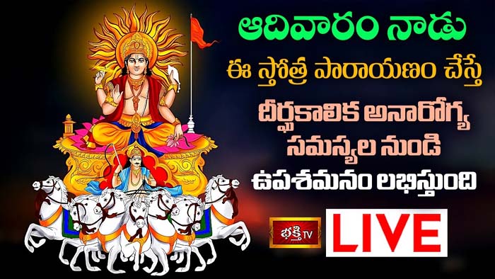 Surya Stotram: ఈ స్తోత్ర పారాయణం చేస్తే అనారోగ్య సమస్యలు దూరమవుతాయి