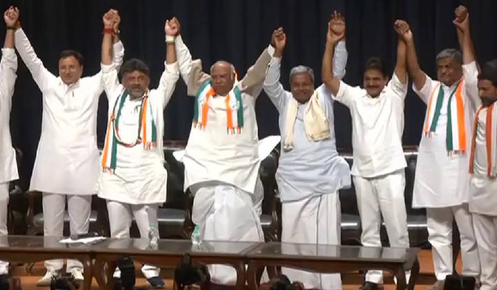 Karnataka: గురువారం కర్ణాటక మఖ్యమంత్రి ప్రమాణ స్వీకారం.. సీఎం అభ్యర్థిపై కొనసాగుతున్న సస్పెన్స్