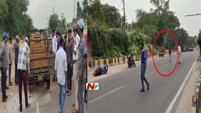 Gas cylinder leak : పాతబస్తీలో గ్యాస్ లీక్.. రోడ్డుపై జనం పరుగులు