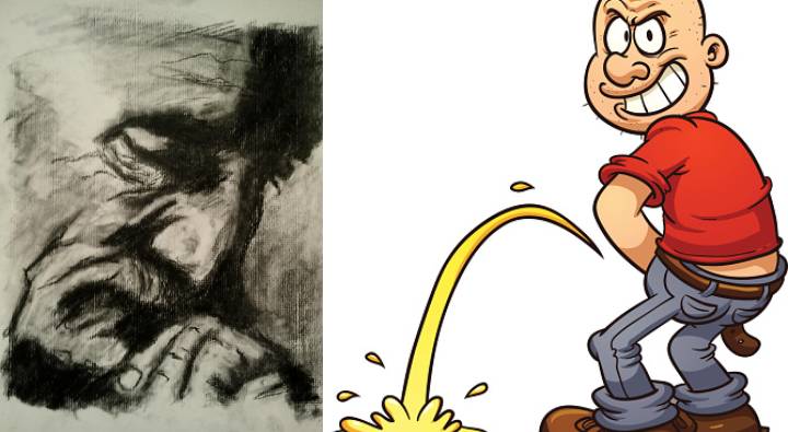 Poured Urine : ఒరేయ్ ఎక్కడా స్థలం లేనట్టు వృద్డుడిపై మూత్రం పోయడం ఏంట్రా