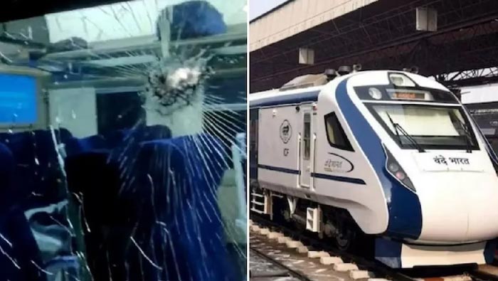 Vande Bharat Express : మరోసారి వందే భారత్ ట్రైన్ పై రాళ్ల దాడి
