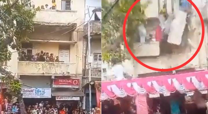 Rath Yatra Accident: జగన్నాథ రథయాత్ర చూస్తుండగా భవనం బాల్కనీ కూలి 11 మందికి గాయాలు