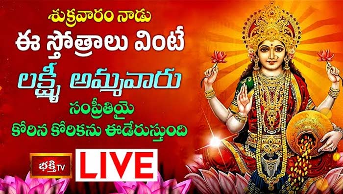 Friday Special: నేడు ఈ స్తోత్రాలు వింటే లక్ష్మీ అమ్మవారు సంప్రీతియై కోరిన కోరికను ఈడేరుస్తుంది