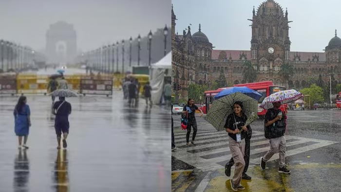 Monsoon In India: ఒకేసారి  ఢిల్లీ, ముంబయిలను తాకిన నైరుతి రుతుపవనాలు..