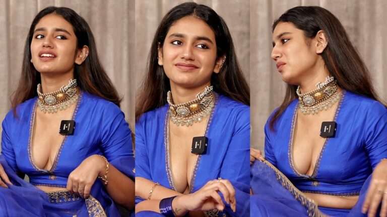 Priya Prakash Varrier Cleavage Pics: ప్రియా ప్రకాష్ వారియర్ క్లీవేజ్‌ షో.. హాట్ గ్లామర్‌తో పిచ్చెక్కిస్తున్న వింక్ గర్ల్!