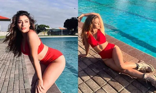 Madhurima : బికినీ అందాలతో రెచ్చిపోయిన మధురిమ…