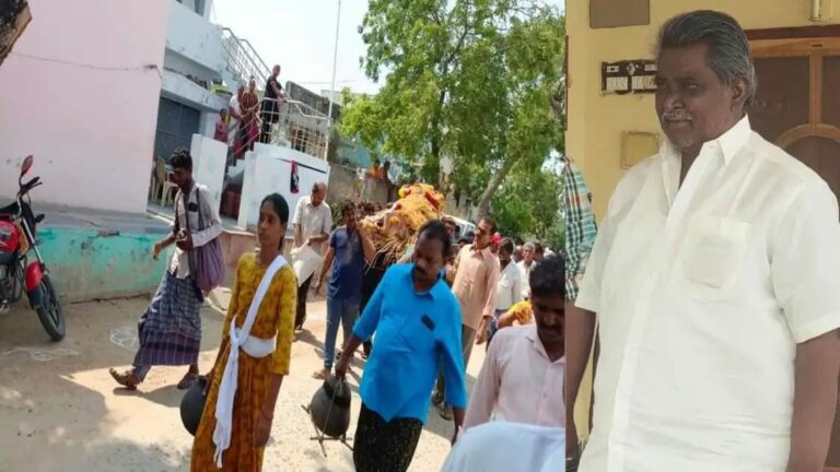 Andhra Pradesh: తండ్రికి తలకొరివి పెట్టి రుణం తీర్చుకున్న కన్న కూతురు..