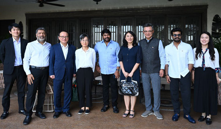 Chiru: కొరియన్ అంబాసిడర్ కు చిరు పార్టీ