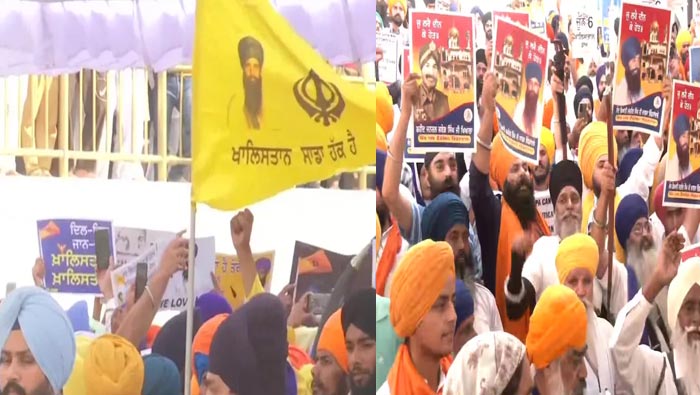 Golden Temple: స్వర్ణ దేవాలయం వద్ద ఖలిస్తాన్ అనుకూల నినాదాలు.. భింద్రన్‌వాలే పోస్టర్లు