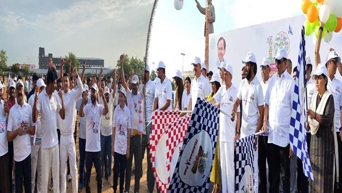 Telangana 2k run: తెలంగాణ వ్యాప్తంగా 2కే రన్.. పోలీస్ శాఖ అధ్వర్యంలో కార్యక్రమం