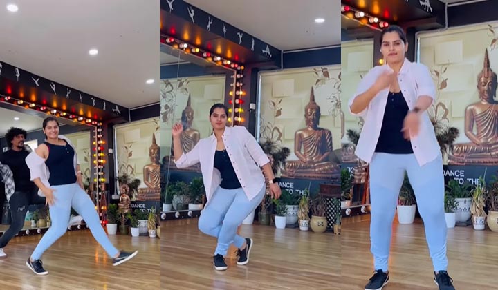 Kavya Kalyanram: బాస్ సాంగ్ కు డ్యాన్స్ అంటే ఇలా చేయాలి.. కావ్య పాప.. సూపర్