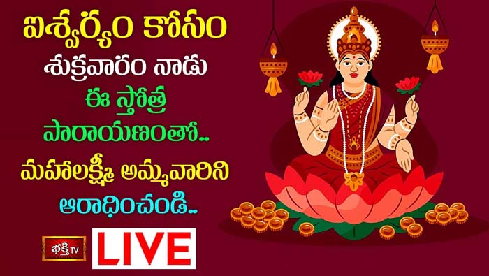 Mahalakshmi Stotram: శుక్రవారం మహాలక్ష్మీ అమ్మవారిని ఆరాధిస్తే అష్ట ఐశ్వర్యాలు చేరుకూరుతాయి