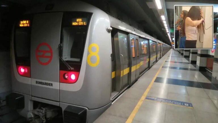 Viral Video : ఇదేందీ తల్లి.. ఆఖరికి మెట్రోను కూడా వదలరా.. దేవుడా..