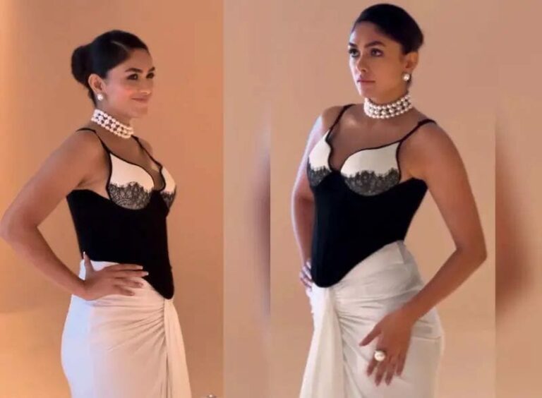 Mrunal Takur : హాట్ స్పాట్ కనిపించేలా పోజులు.. సినిమా కోసం ఇంత తెగింపా?