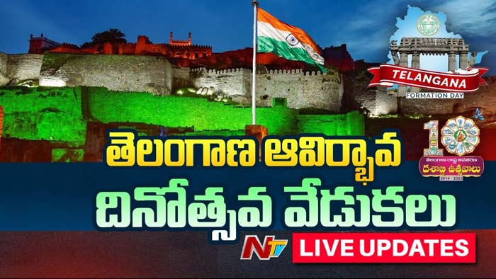 Telangana Formation Day Celebrations: తెలంగాణ ఆవిర్భావ వేడుకలు   NTV Telugu