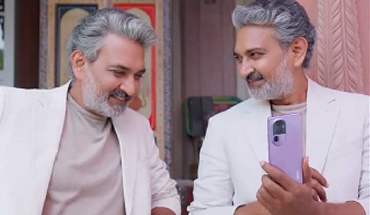 Rajamouli Oppo Shoot Ad