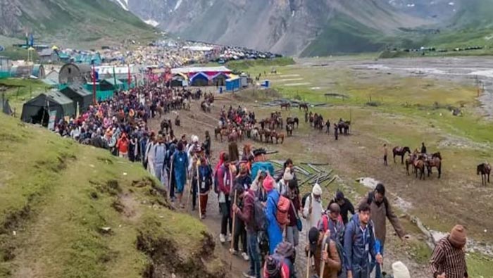 Amarnath Yatra: పునః ప్రారంభమైన అమర్‌నాథ్‌ యాత్ర