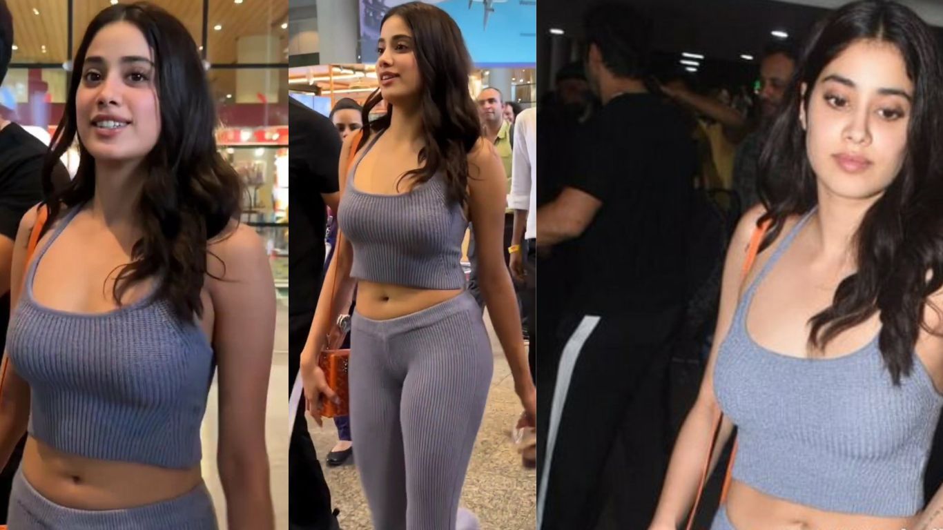 Janhvi Kapoor Navel Pics: టైట్ డ్రెస్‌లో జాన్వీ కపూర్‌.. అందరి చూపు అక్కడే!