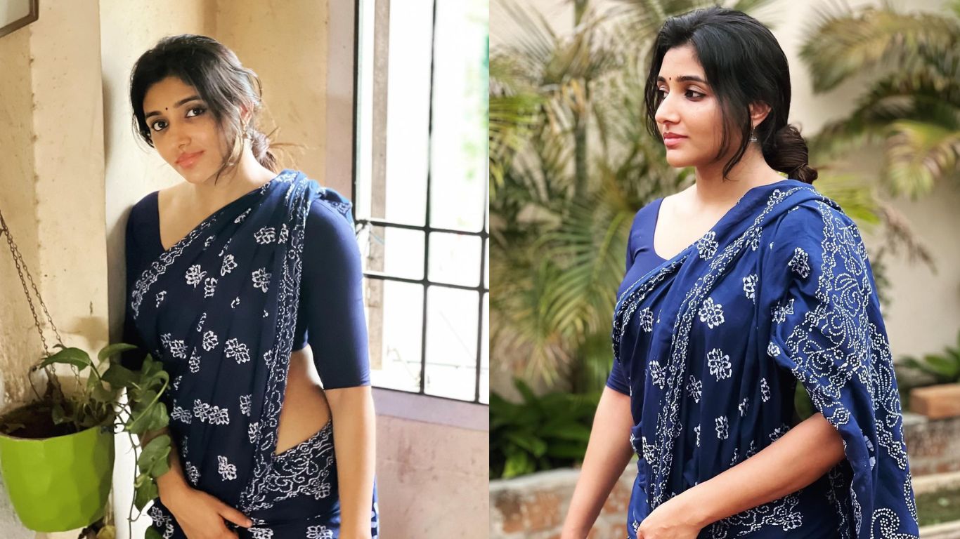 Mirna Menon Pics: శారీలో సెగలు రేపుతున్న మిర్నా మీనన్.. లేటెస్ట్ పిక్స్ వైరల్!