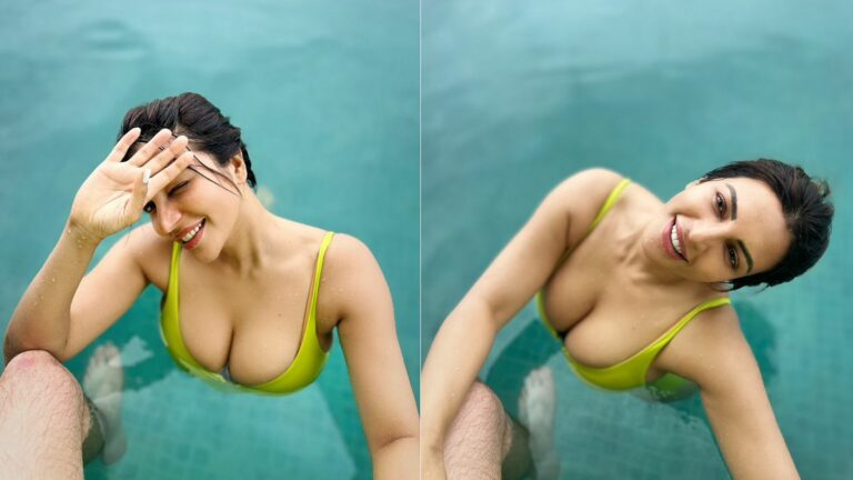 Shama Sikander Hot Pics: స్విమ్మింగ్ పూల్‌లో షామా సికిందర్.. తడిసిన అందాలతో తాపం పెంచుతోందిగా!