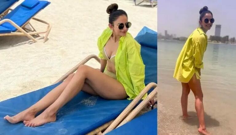 Rakul Preet Singh : బికినీ అందాలతో రచ్చ చేస్తున్న హాట్ బ్యూటీ..