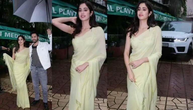 Janvi Kapoor : పలుచని చీరలో మెరిసిపోతున్న జాన్వీ..