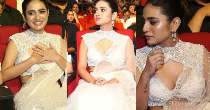 Priya prakash varrier : బ్రో ప్రీ రిలీజ్ ఈవెంట్ లో హాట్ క్లివేజ్ షో తో ఆకట్టుకున్న హాట్ బ్యూటీ..